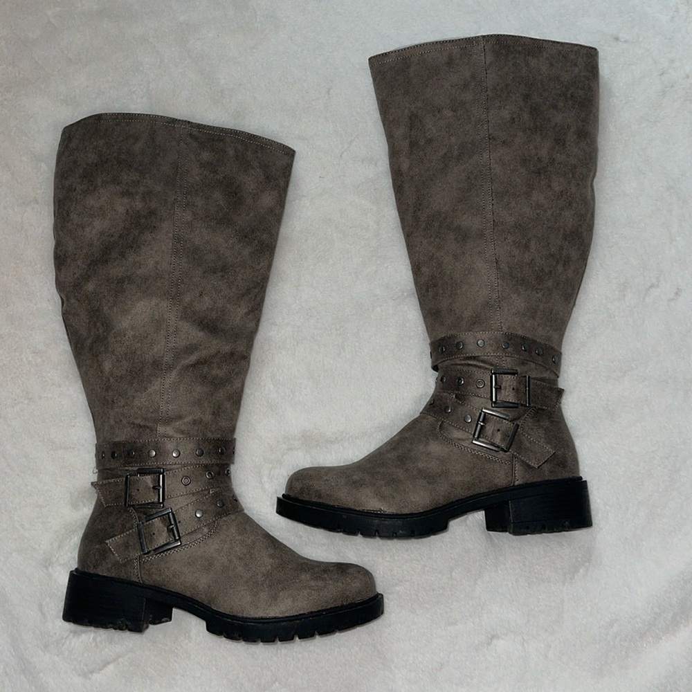 Torrid wide calf knee high boots